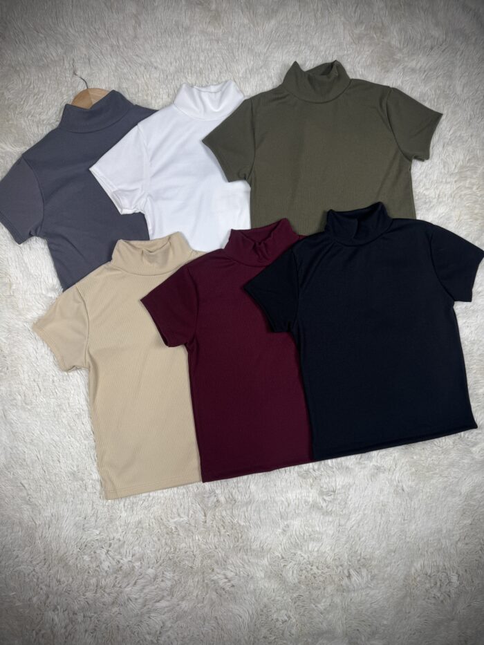 REMERA CUELLO ALTO MORLEY - Imagen 1