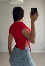 REMERA FRUNCE PICO ss26 - Imagen 3