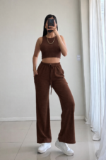 ❄️💜 PALAZO MICROWAFLE w26 💜❄️