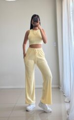 PALAZO MICROWAFLE ss26