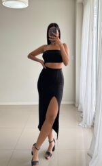 POLLERA LARGA C/ TAJO Ss26 - Imagen 5