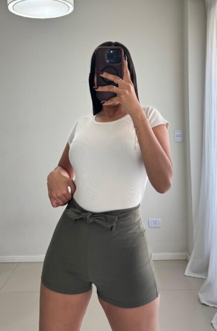 Short bengalina con lazo Ss26