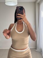 TOP V BICOLOR MORLEY ss26 - Imagen 3