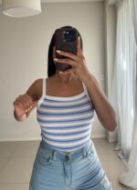 Musculosa tirita rayada