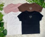 BABY TEE “CORAZÓN” STRASS - Imagen 3