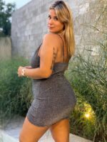 VESTIDO BRILLO CURVY - Imagen 4