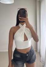 TOP CRUZADO LYCRA MICROFIBRA - Imagen 2