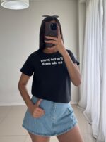 REMERA “I Am PRETTY” ALGODON