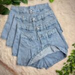 CURVA X4 SHORT POLLERA JEANS