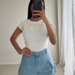 SHORT POLLERA DE JEANS