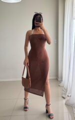 Vestido -tejido playero