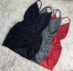 CURVA X3 VESTIDO CRUZADO BRILLO