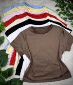 ❄️💜REMERA BÁSICA SOFT LARGA W26💜❄️ - Imagen 5