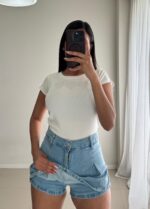 SHORT POLLERA DE JEANS - Imagen 6