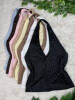 TOP V LYCRA STRASS - Imagen 5