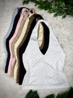 TOP V LYCRA STRASS - Imagen 3