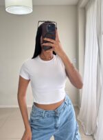 ❄️💜REMERA BÁSICA SOFT CORTA💜❄️ - Imagen 5