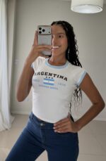 ❄️💜Baby tee bicolor algodón argentina 💜❄️ - Imagen 2