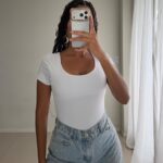 ❄️💜BODY CUELLO U LYCRA💜❄️