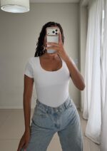 ❄️💜BODY CUELLO U LYCRA💜❄️