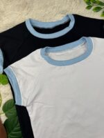 ❄️💜 BABY TEE ALGODÓN BICOLOR 💜❄️🇦🇷 - Imagen 2