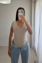 ❄️💜BODY REMERA CUELLO V SOFT 💜❄️ - Imagen 2