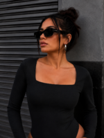BODY CAMISETA C/ CUADRADO LYCRA