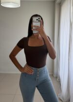 ❄️💜 BODY REMERA CUELLO CUADRADO LYCRA💜❄️ - Imagen 3