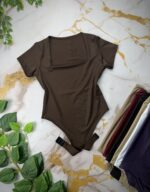 ❄️💜 BODY REMERA CUELLO CUADRADO LYCRA💜❄️ - Imagen 4