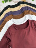 💜❄️BODY CAMISETA C/REDONDO LYCRA ❄️💜 - Imagen 5