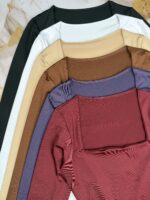 ❄️💜BODY CAMISETA C/ CUADRADO LYCRA 💜❄️ - Imagen 4