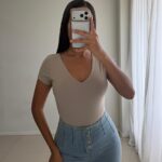 ❄️💜BODY REMERA CUELLO V SOFT 💜❄️