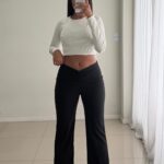 Wide Leg Frunce Delantero