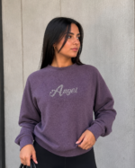 BUZO ANGEL PACK X 4  STRASS RAGLÁN
