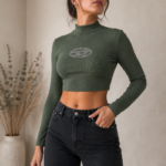 Camiseta media polera corta diesel