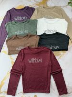 CAMISETA “WITHLOVE” STRASS MORLEY - Imagen 4