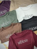 CAMISETA “WITHLOVE” STRASS MORLEY - Imagen 5