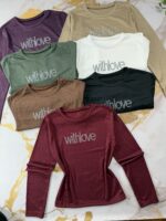 CAMISETA “WITHLOVE” STRASS MORLEY - Imagen 3