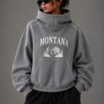 Buzo oversize premium con cuello alto y capucha montana PRE-VENTA