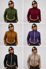 Campera Polar Crop Lycra - Imagen 4