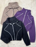 Campera Polar Crop Lycra - Imagen 2