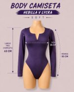 BODY CAMISETA HEBILLA V LYCRA - Imagen 3