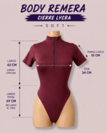 BODY REMERA CIERRE LYCRA - Imagen 3
