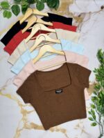 Remera cuello cuadrado etiqueta Hawaii - Imagen 3