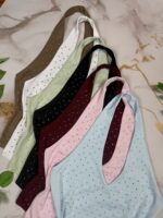 Body cuello V lycra strass - Imagen 5