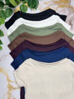 Remera escote asimetrico soft - Imagen 3