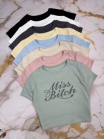 Baby tee miss bitch morley - Imagen 4