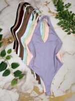 Body lycra marilyn V liso - Imagen 5