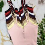 Curva x9 top tirita hebilla v lycra