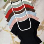 Curva x8 remera bicolor morley